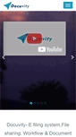 Mobile Screenshot of docuvity.com